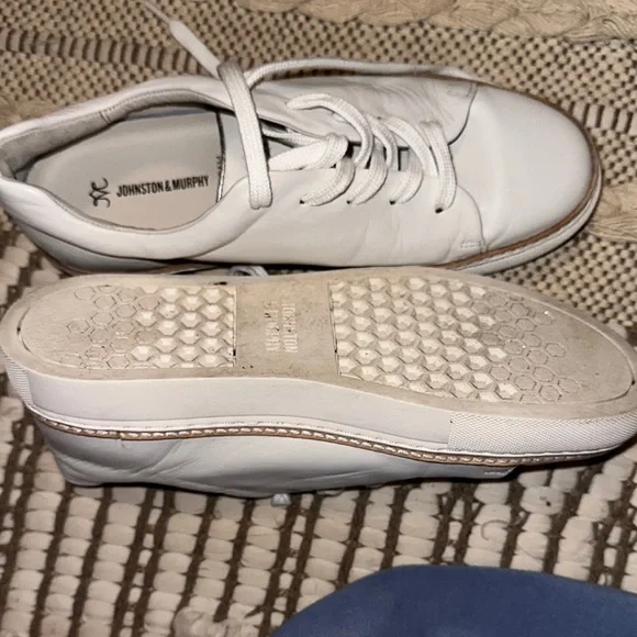 Johnston & Murphy Women's White Sneakers - Picture 4 of 4